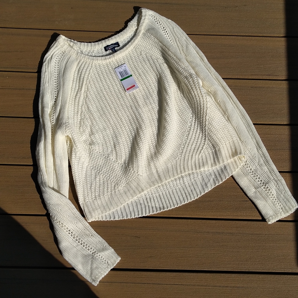 Cream sweater
